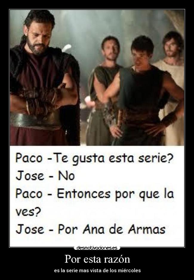 Por esta razón - es la serie mas vista de los miércoles