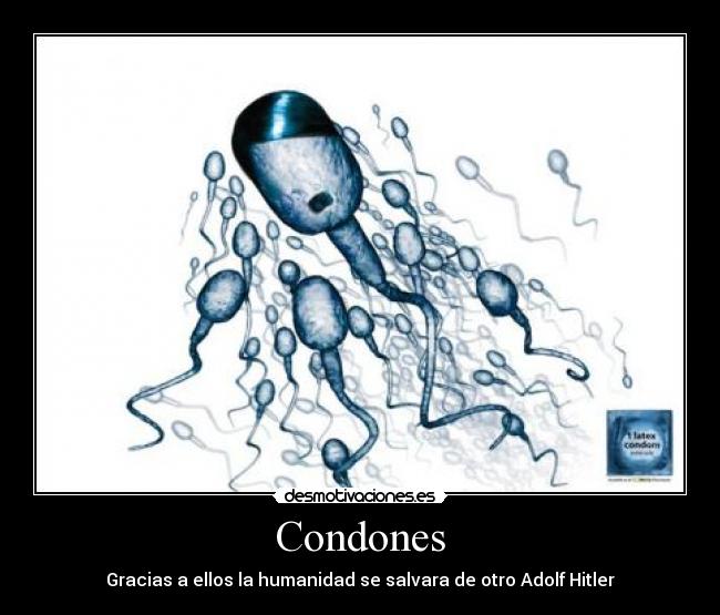 carteles condones desmotivaciones