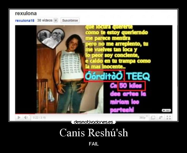 Canis Reshúsh - FAIL