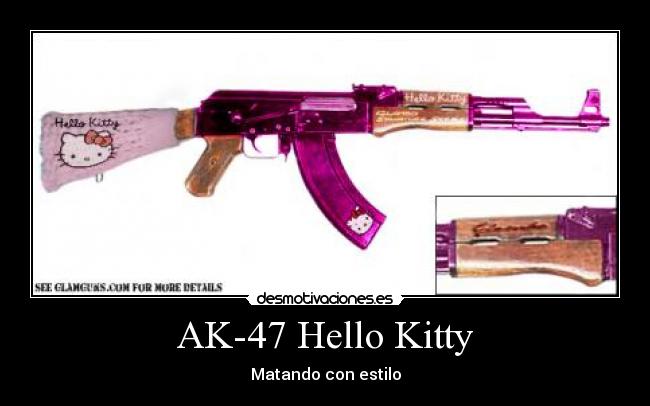 AK-47 Hello Kitty - Matando con estilo
