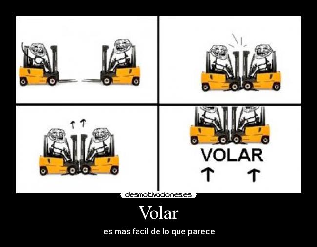 Volar - es más facil de lo que parece