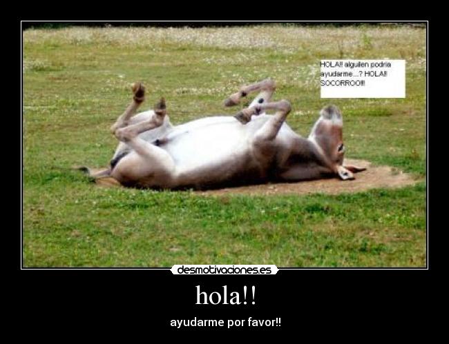hola!! - ayudarme por favor!!