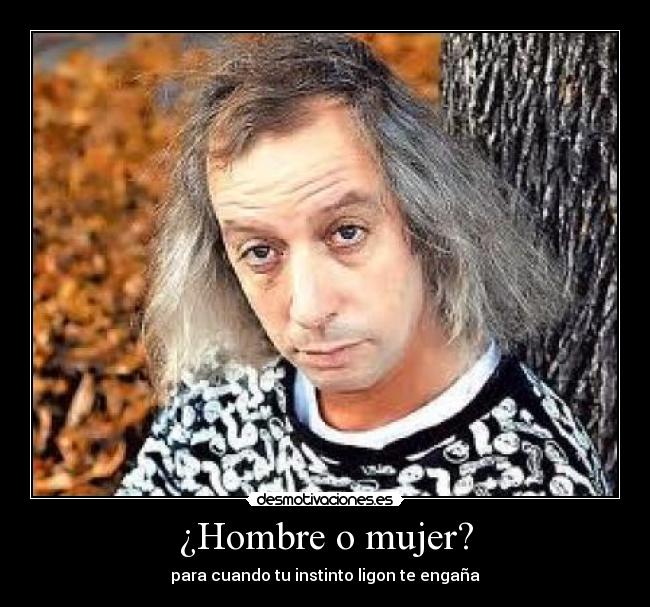 ¿Hombre o mujer? - 