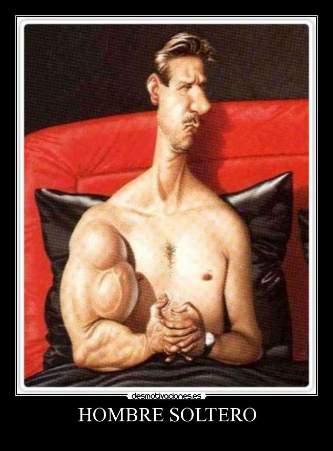 hombre soltero triste
