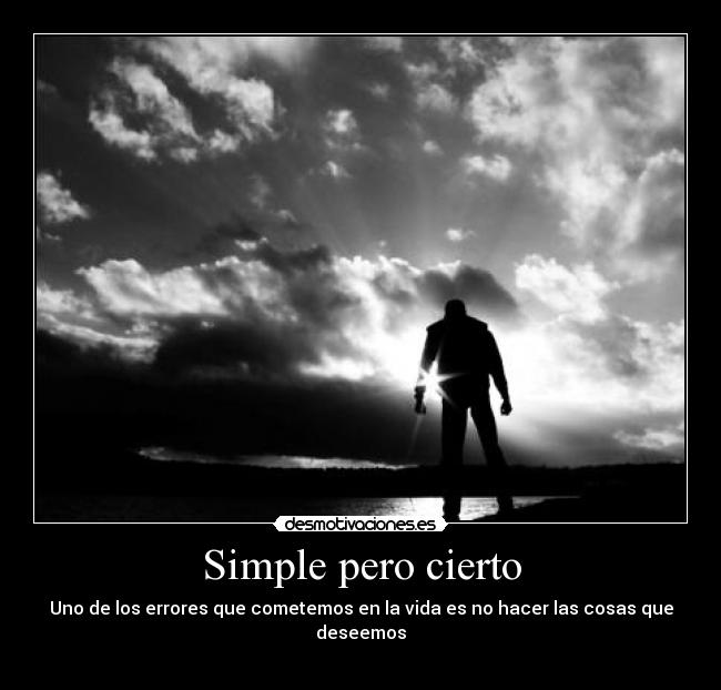 Simple pero cierto - 