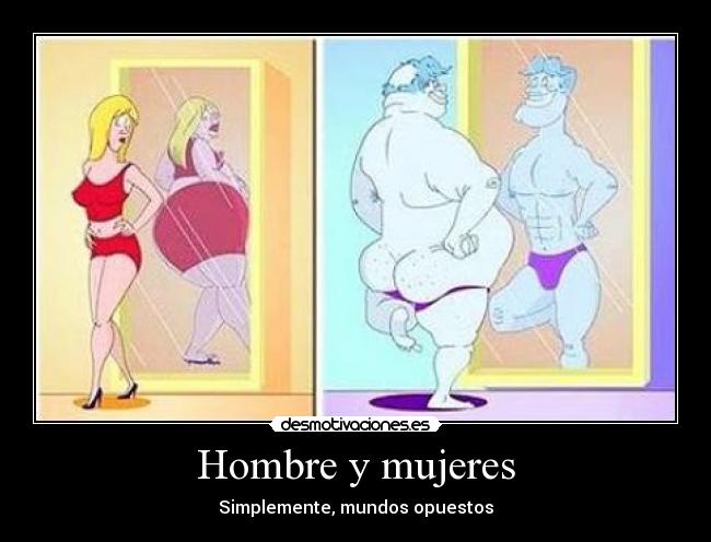 Hombre y mujeres -