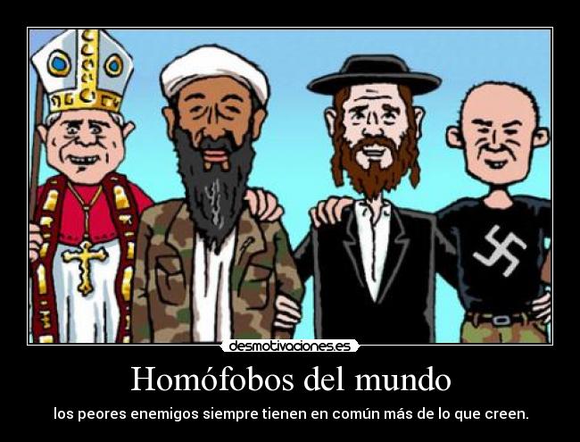 Homófobos del mundo -