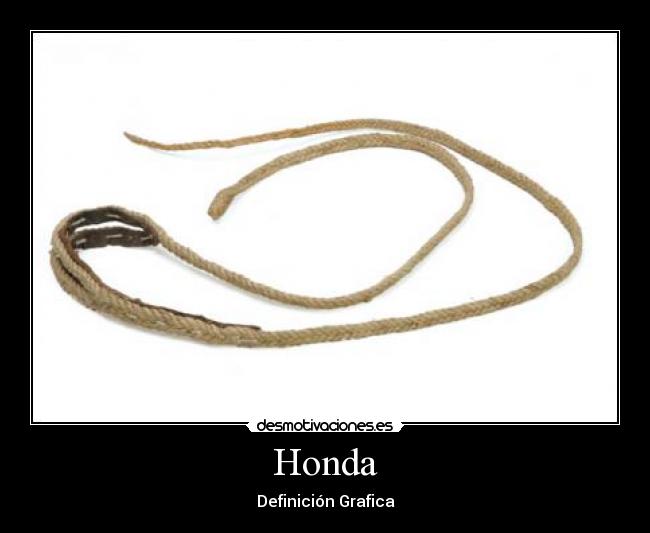 carteles honda desmotivaciones