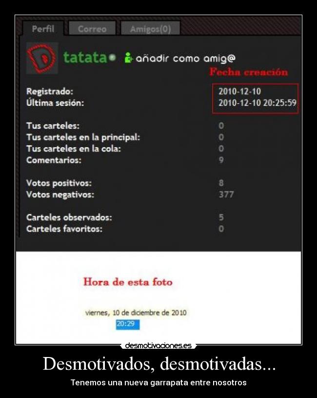 Desmotivados, desmotivadas... - Tenemos una nueva garrapata entre nosotros