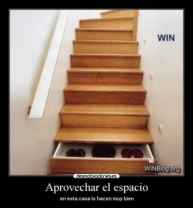 Aprovechar el espacio -