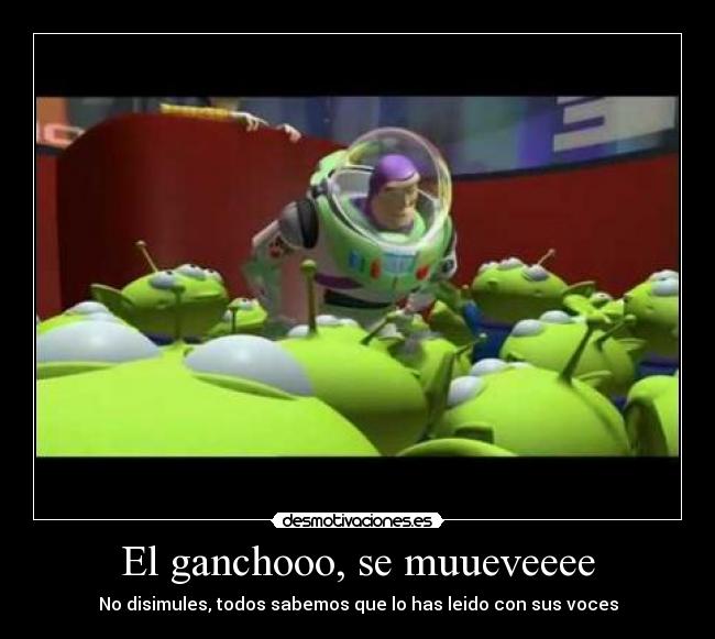 El ganchooo, se muueveeee -