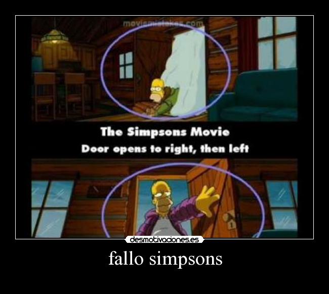 fallo simpsons -