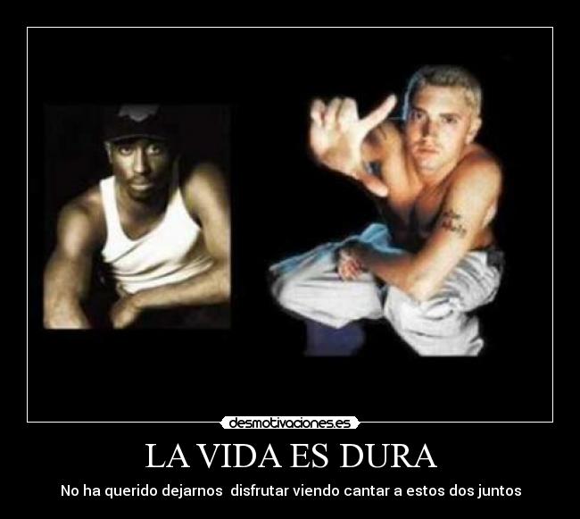 carteles vida 2pac eminem desmotivaciones