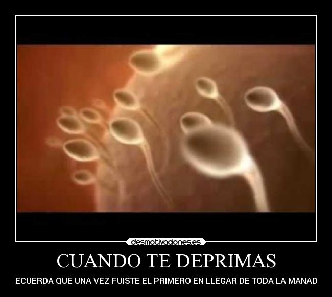CUANDO TE DEPRIMAS -