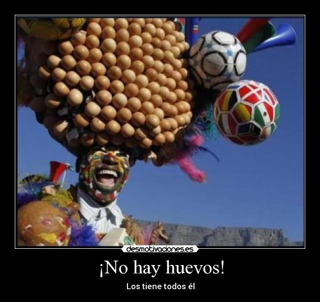 ¡No hay huevos! -