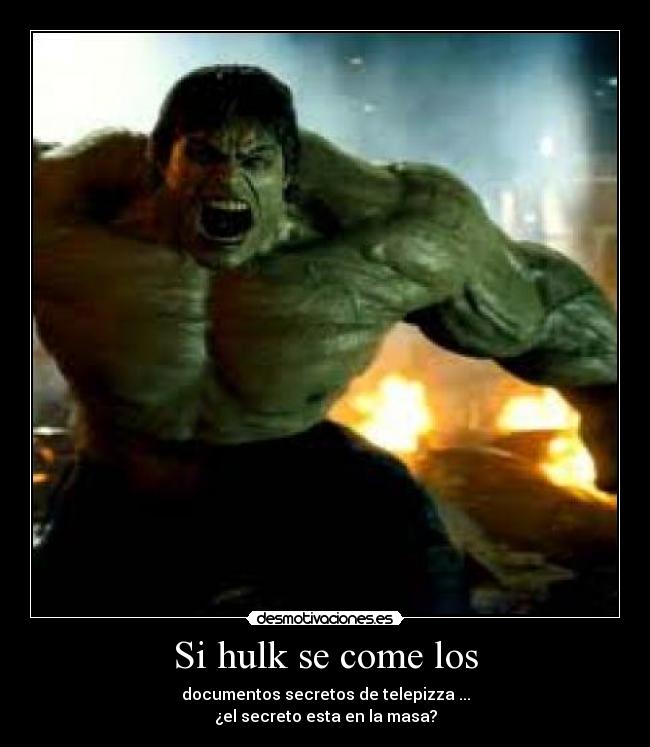 Si hulk se come los -