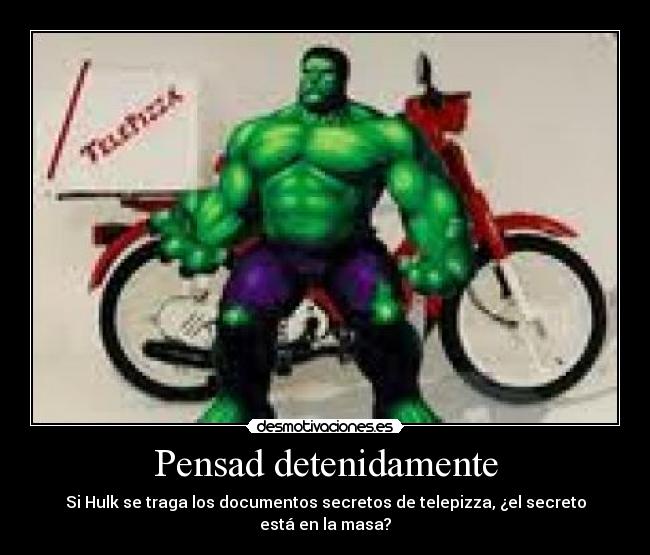 Pensad detenidamente - 