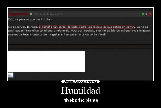 Humildad -