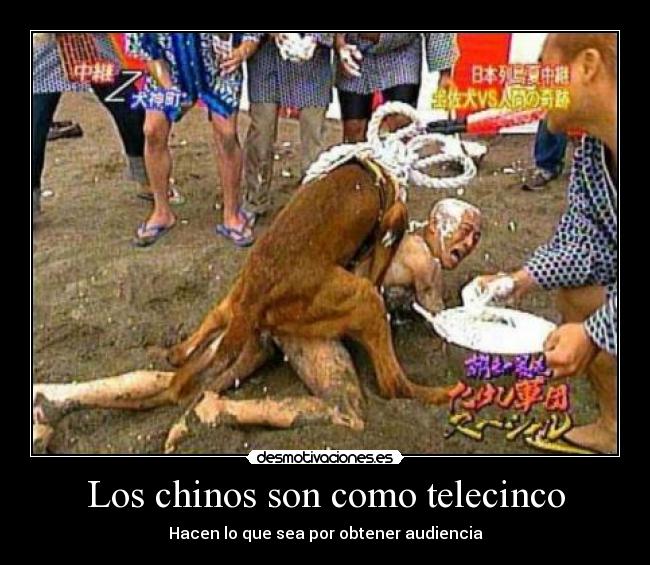 Los chinos son como telecinco - 