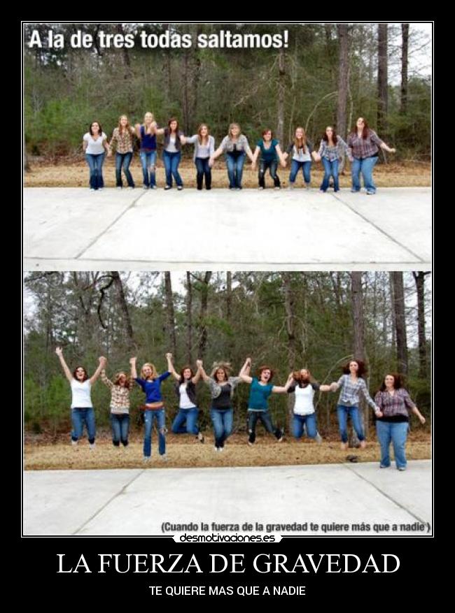 LA FUERZA DE GRAVEDAD -