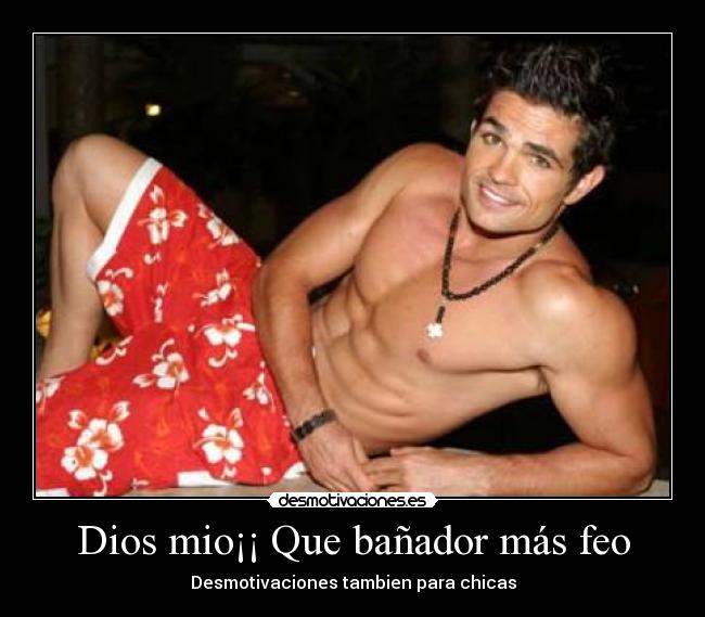 Dios mio¡¡ Que bañador más feo - 