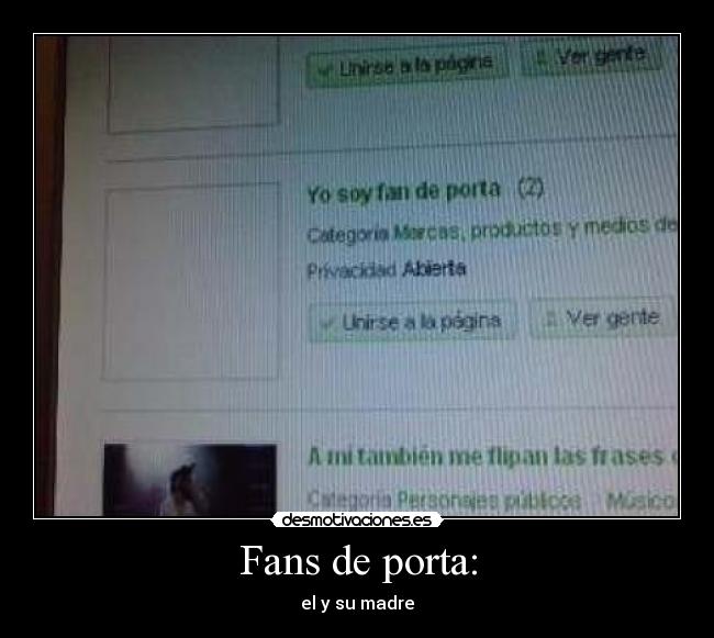 Fans de porta: -