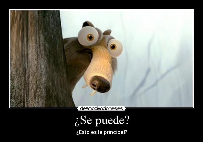 ¿Se puede? -