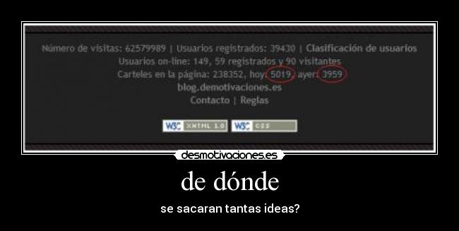 de dónde - se sacaran tantas ideas?
