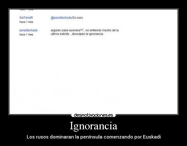 Ignorancia - 