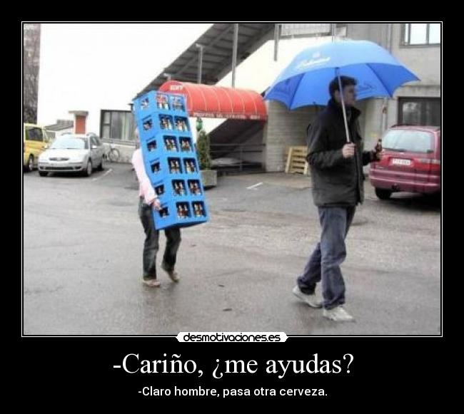 carteles cajas desigualdad hombre mujer cerveza desmotivaciones