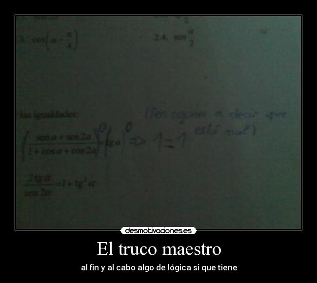 El truco maestro - 