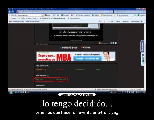 lo tengo decidido... - 