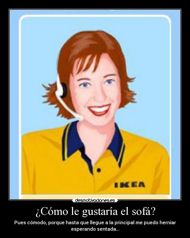 ¿Cómo le gustaría el sofá? - 