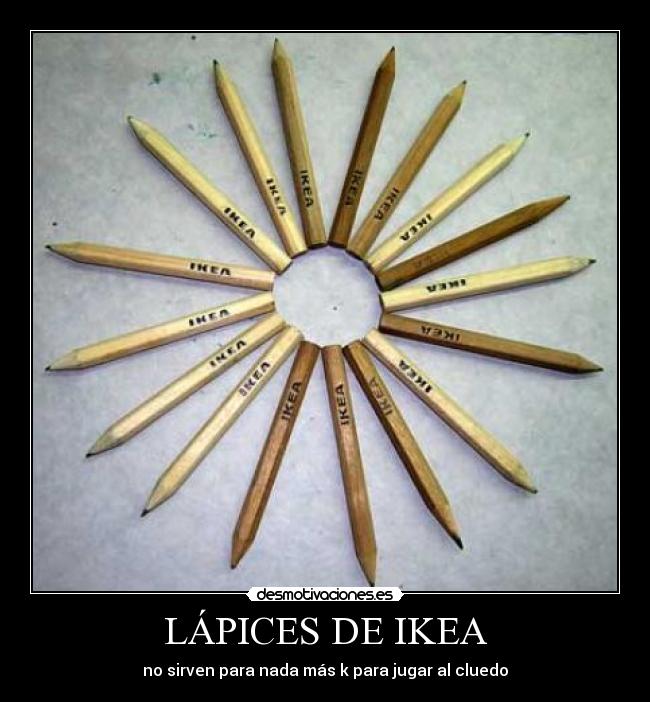 LÁPICES DE IKEA -