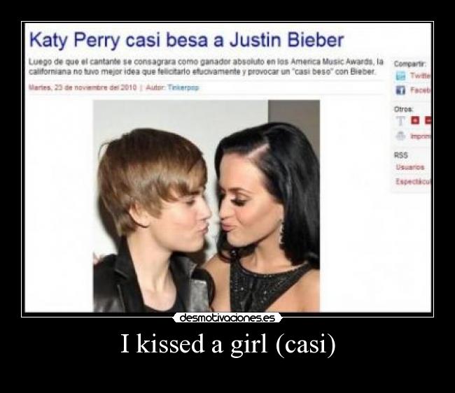 I kissed a girl (casi) -