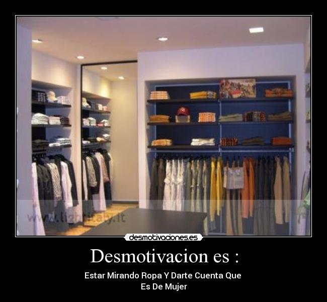 Desmotivacion es : -