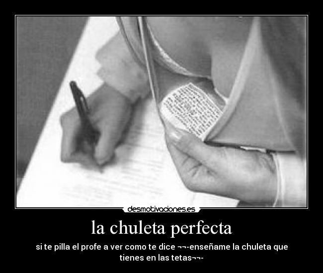 carteles chuletas desmotivaciones