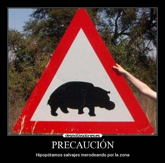 PRECAUCIÓN - 