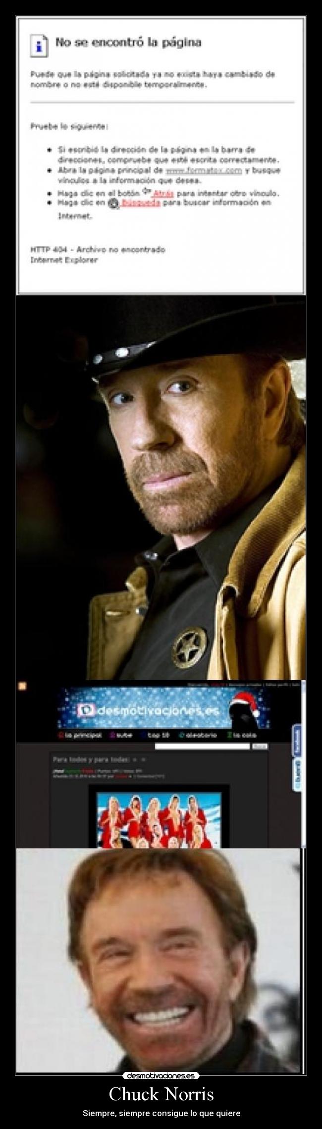 carteles chuck norris desmotivaciones