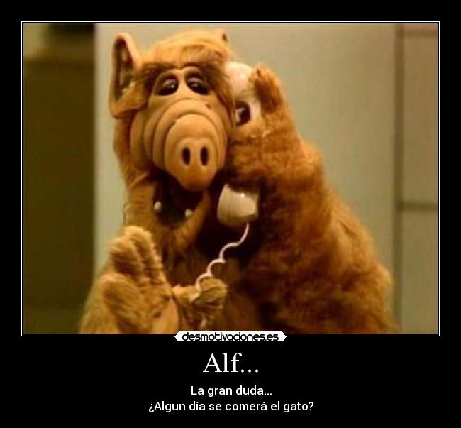 Alf... - La gran duda...
¿Algun día se comerá el gato?