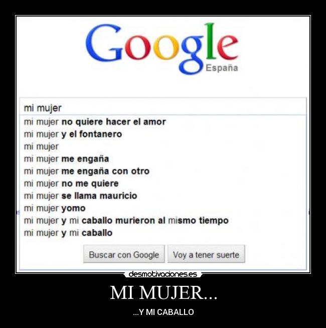 MI MUJER... -