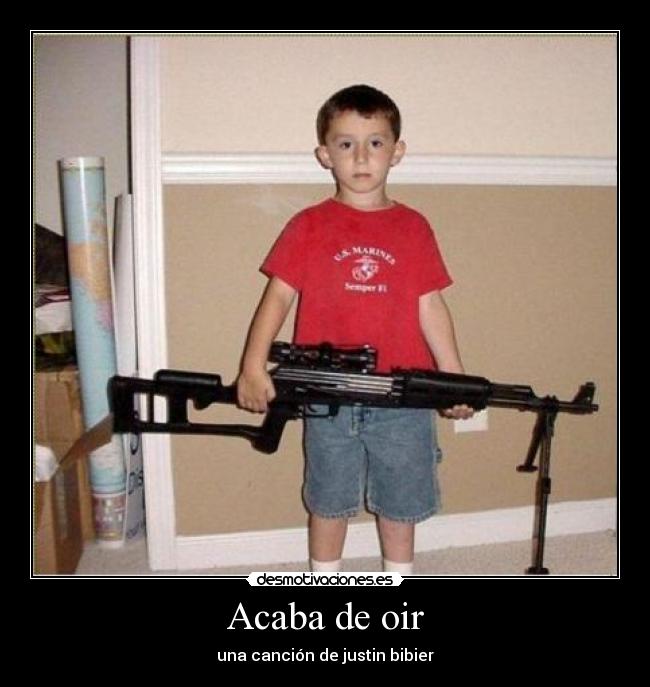 Acaba de oir - una canción de justin bibier