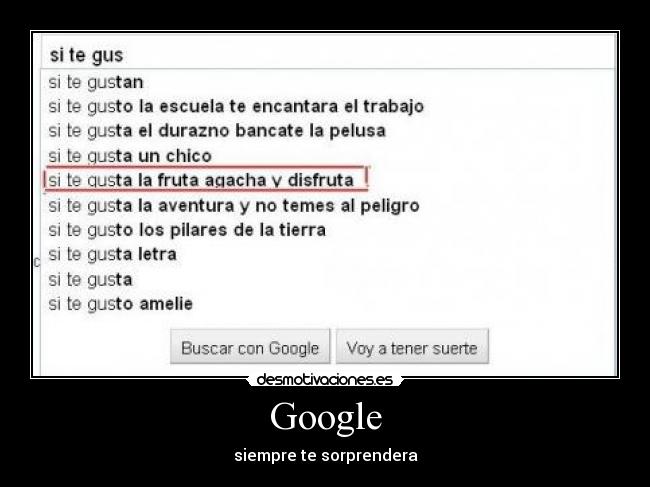 Google - siempre te sorprendera