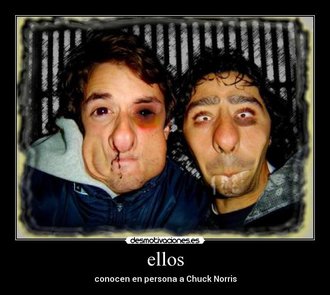 ellos - conocen en persona a Chuck Norris