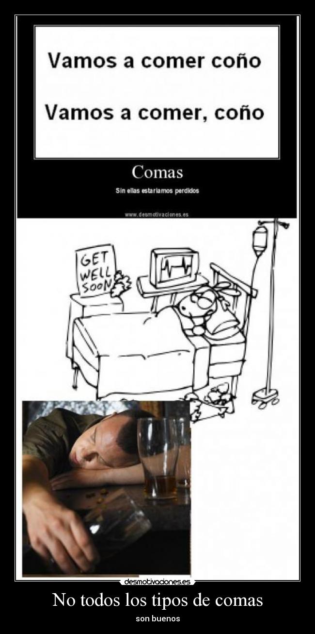 No todos los tipos de comas - son buenos