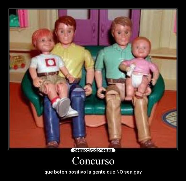 Concurso - que boten positivo la gente que NO sea gay