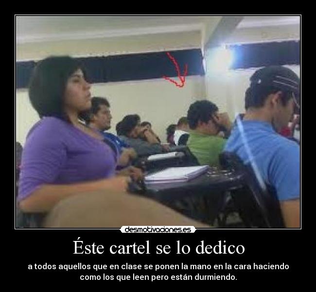 Éste cartel se lo dedico -