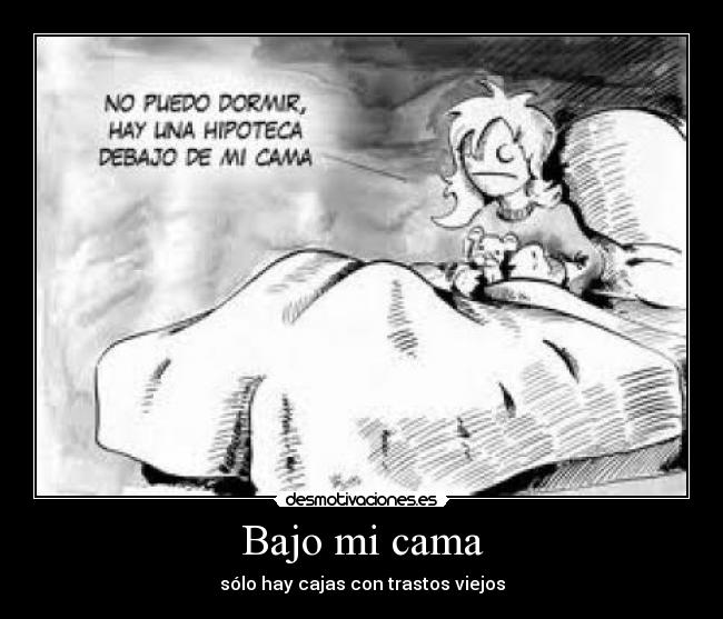 carteles cama cajas desmotivaciones