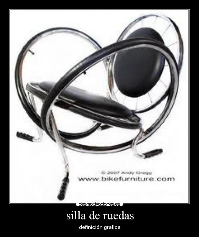 silla de ruedas - definición grafica
