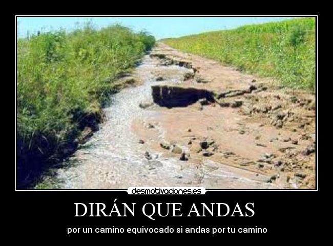 DIRÁN QUE ANDAS  - 